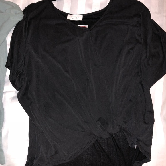 NWT CUTE CROP TIED BLOUSES SEE MODELED PICS!! - Picture 2 of 8